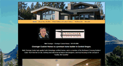 Desktop Screenshot of cloningercustomhomes.com